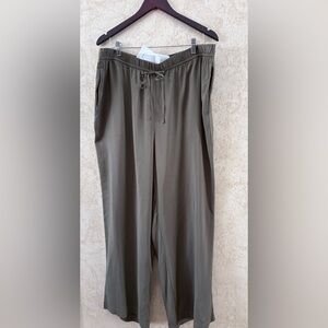 H & M Olive Green Wide Leg Pants